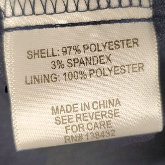 Modcloth Rockabilly Pin-up Navy Polkadot Swing Skirt Plus Size 1X - Picture 7 of 7